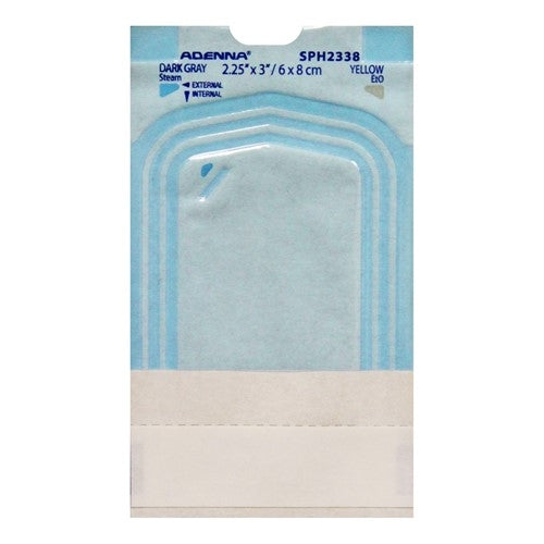 Adenna® Sterileization Pouches, Triple Seal, 3.75"x2.25", Case of 2000 (HOSSPH2338)