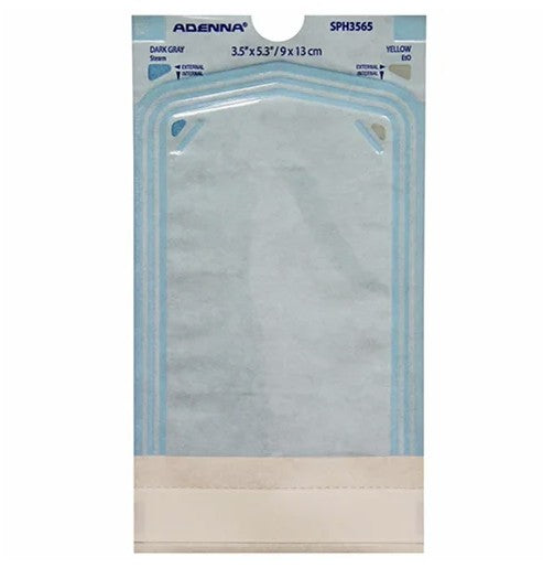 Adenna® Sterileization Pouches, Triple Seal, 6.5"x3.5", Case of 2000 (HOSSPH3565)