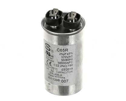 Spaceman USA 3.1.02.22.009 Capacitor, Running, 370V, 25F (SPMN3-1-02-22-009)