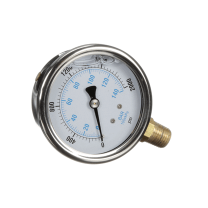 Spray Master 300-0166 Gauge, Pres, 0-2000Psi 1/4M, Gly Filled (SPR300-0166)