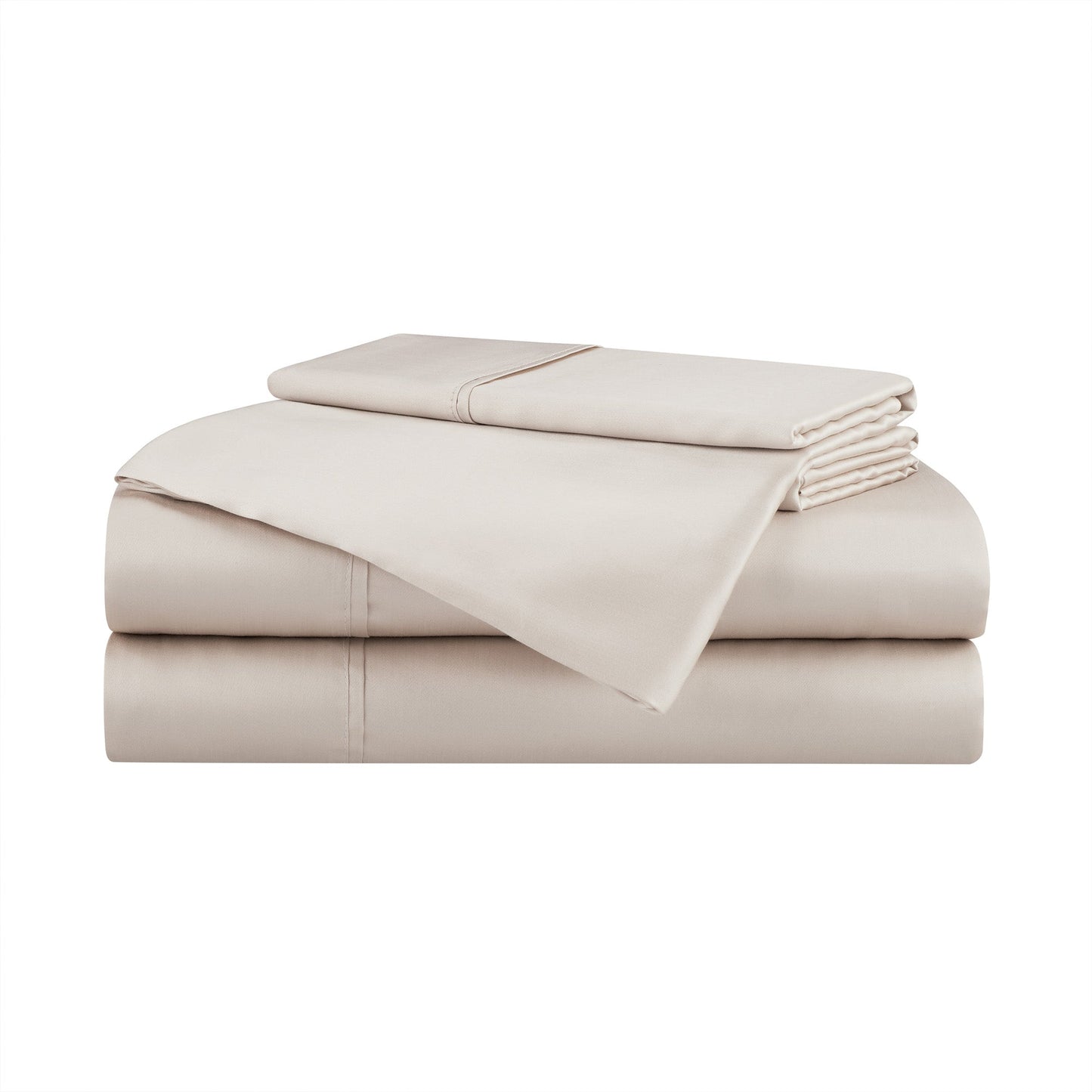 Aston & Arden Tencel Sheet Set King Beige (P-SS-KG-400-BG)