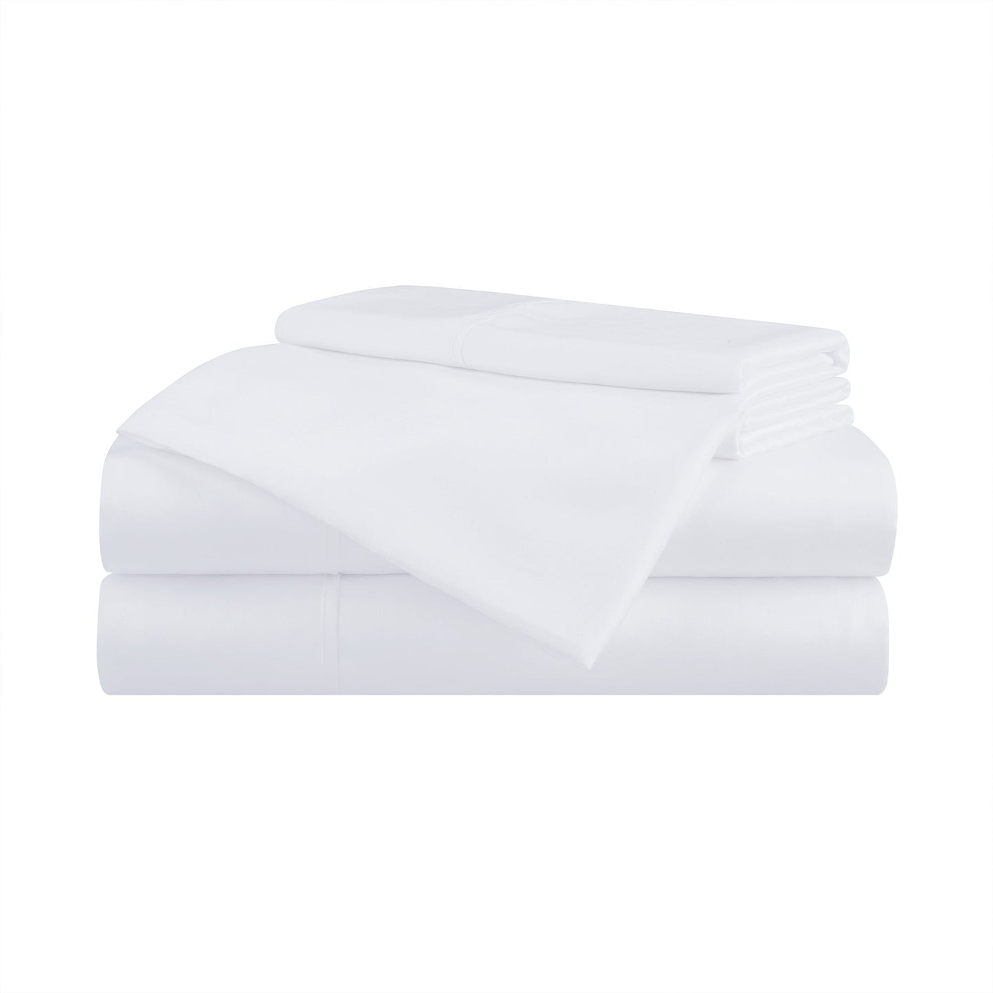 Aston & Arden Tencel Sheet Set CaliKing White (P-SS-CKG-400-WH)