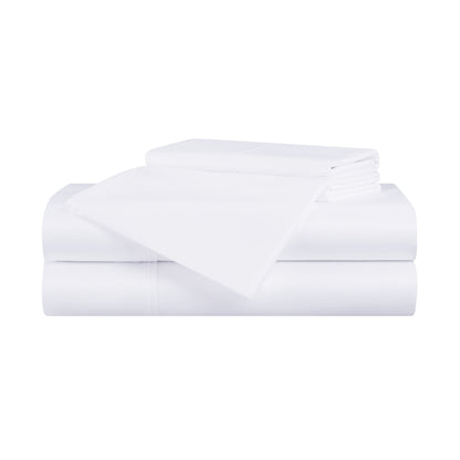 Aston & Arden Bamboo Sheet Set King White (P-SS-BBKG-WH)