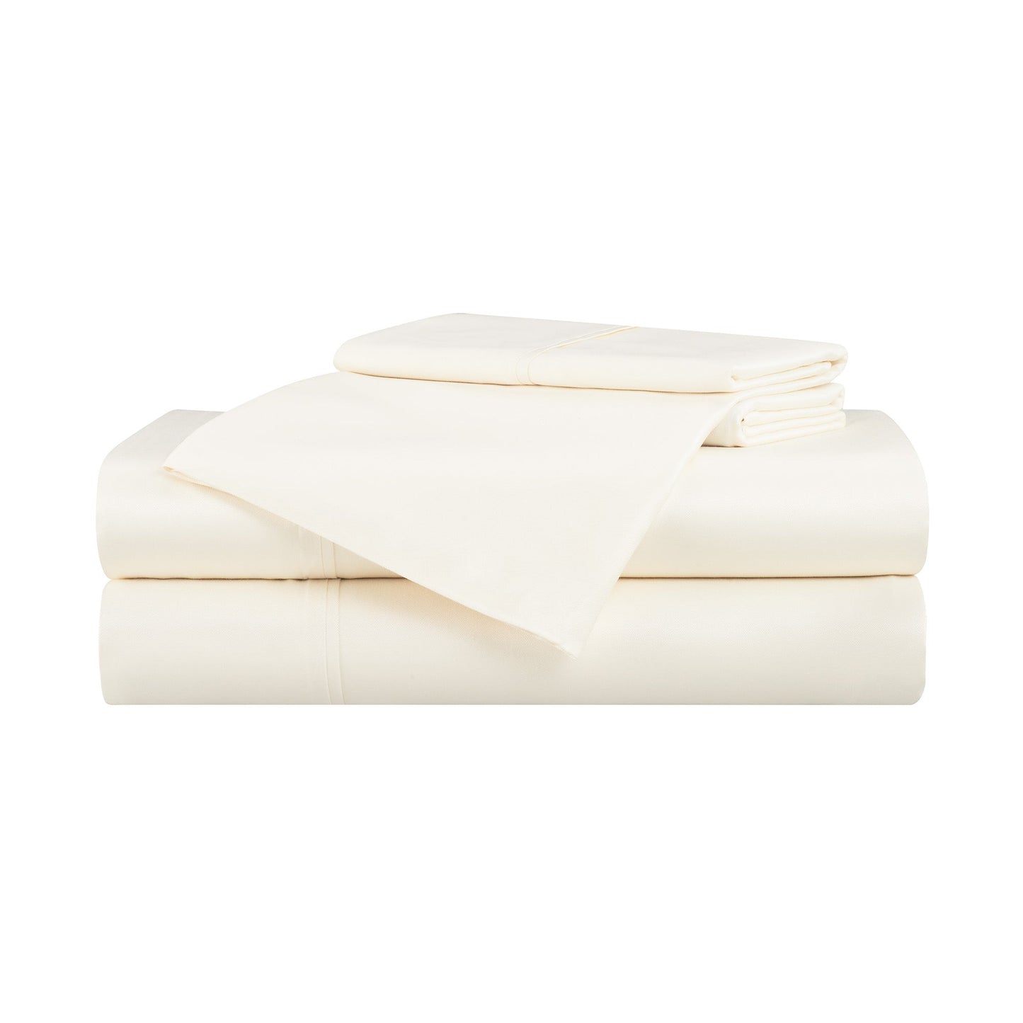 Aston & Arden Bamboo Sheet Set CaliKing Whisp White (P-SS-BBCALKG-WW)