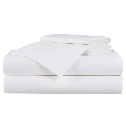 Aston & Arden Linacel Sheet Set Queen White (P-SS-LNQN-WH)