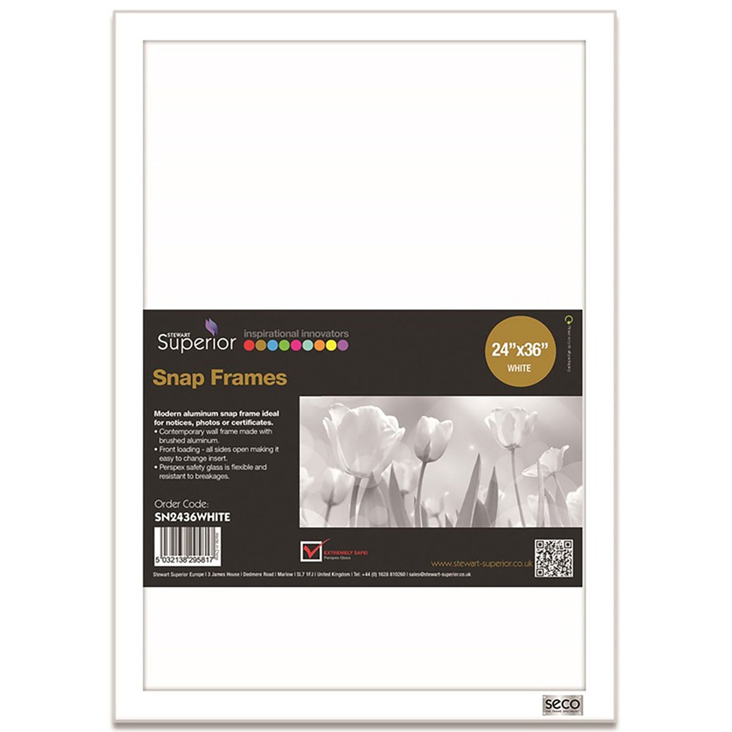 seco-mitred-snap-frame-24-x-36-frame-size-rectangle-durable-aluminum-white-num-sscsn2436white_3