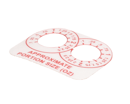 Star 2M-Z10208 Label, Portion Control (STA2M-Z10208)