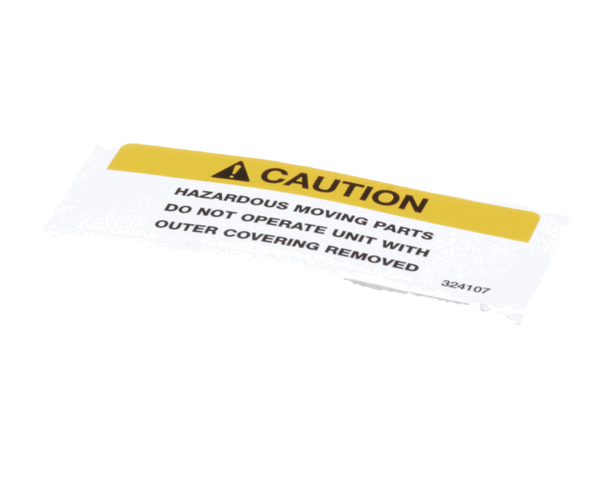Stoelting 324107 Decal Caution Moving Parts (STOE324107)