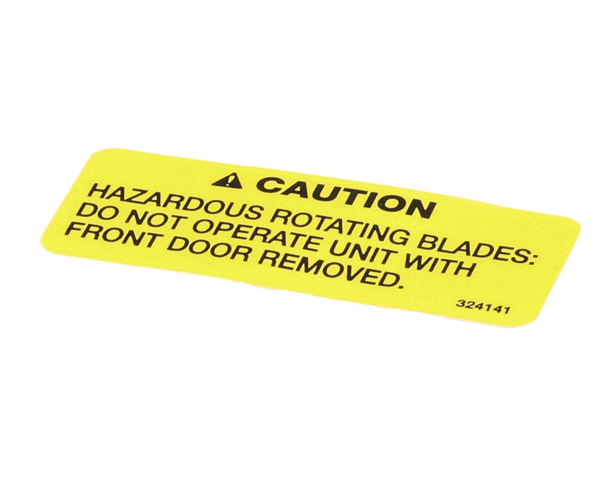 Stoelting 324141 Decal Caution-Rotating Blades (STOE324141)