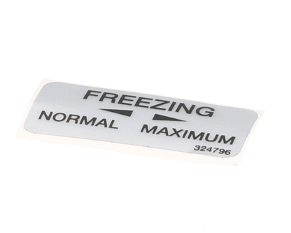 Stoelting 324796 Decal; Freezing (STOE324796)
