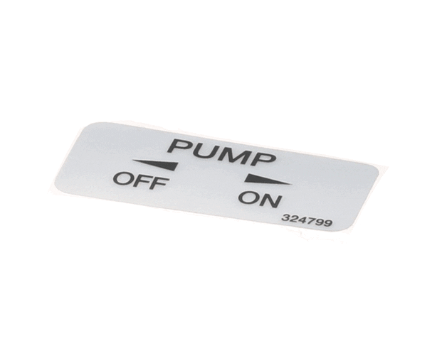 Stoelting 324799 Decal; Pump On-Off (STOE324799)