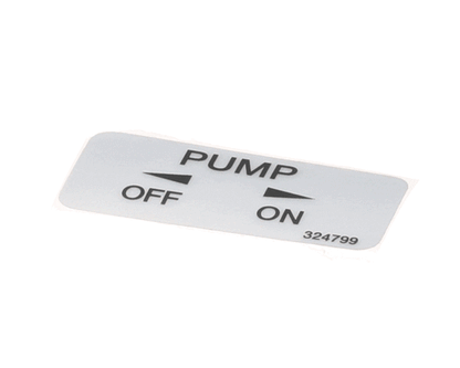 Stoelting 324799 Decal; Pump On-Off (STOE324799)