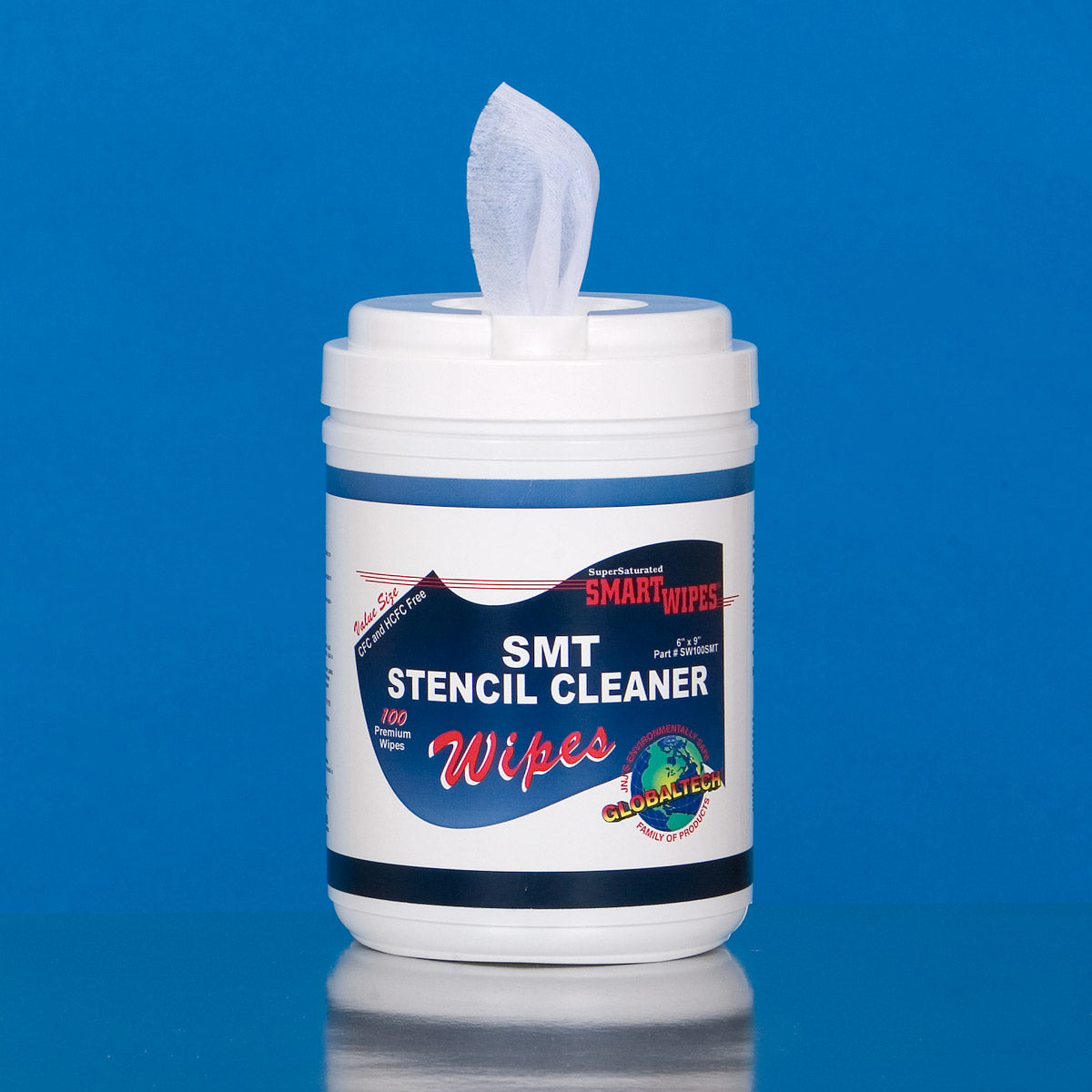 High-Tech Conversions SMT Stencil Cleaner, 100 ct., 6x9, Case of 12 (HOSSW100SMT)