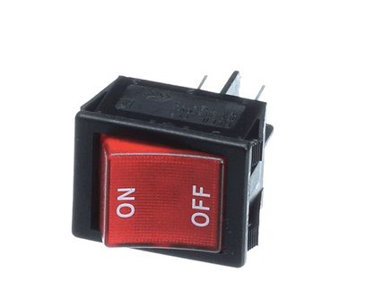 Synesso 1.2420 Switch, On/Off, Lighted, Red (SYO1-2420)