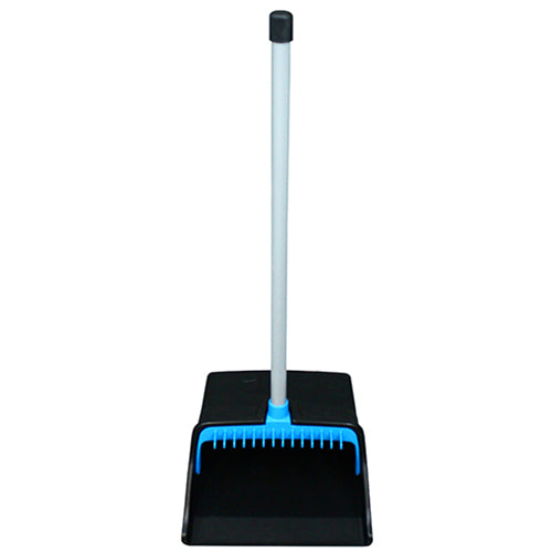 Impact® Lobby Dustpan w/ Straight PVC Handle, 26 Inch, Black/Blue, 6/Case (IMPT0013-01)