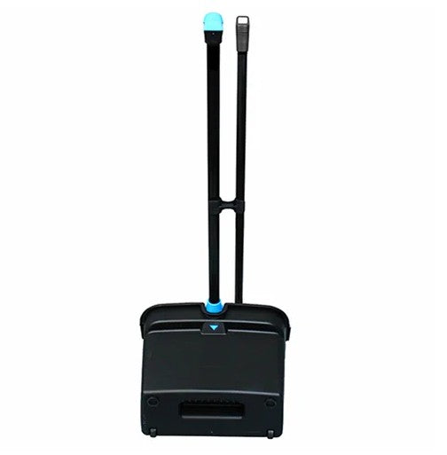 Impact® Large Capacity Wet/Dry Lobby Dustpan, Broom & Clip Combo, Black/Blue, 1/Case (IMPT0018-00)