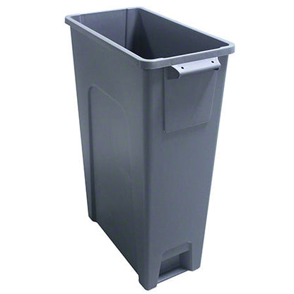 Impact® Thin Bin® 23 Gallon Trash Container, 4/Case, Gray (IMPT0039-00)