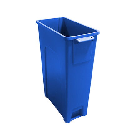 Impact® Thin Bin® 23 Gallon Trash Container, 4/Case, Blue (IMPT0039-01)