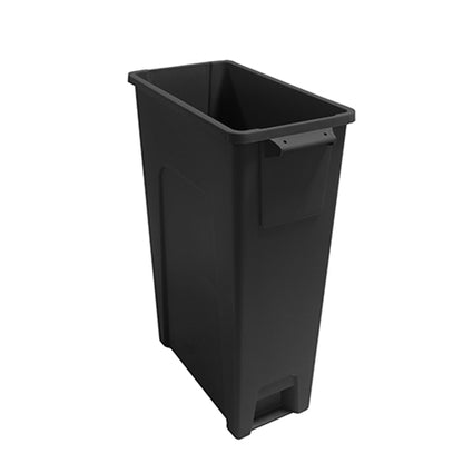 Impact® Thin Bin® 23 Gallon Trash Container, 4/Case, Black (IMPT0039-02)