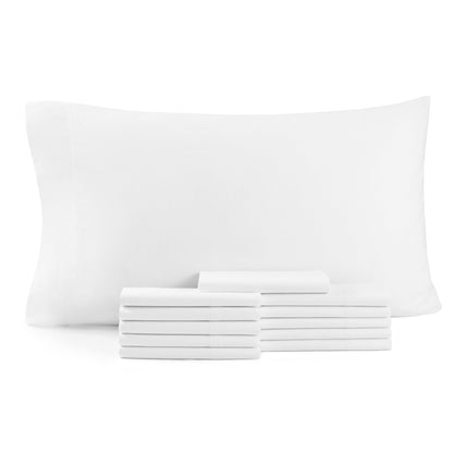 Arkwright Home® T200 White Pillowcase, King, 12/Pack (PNP-T200-4246)