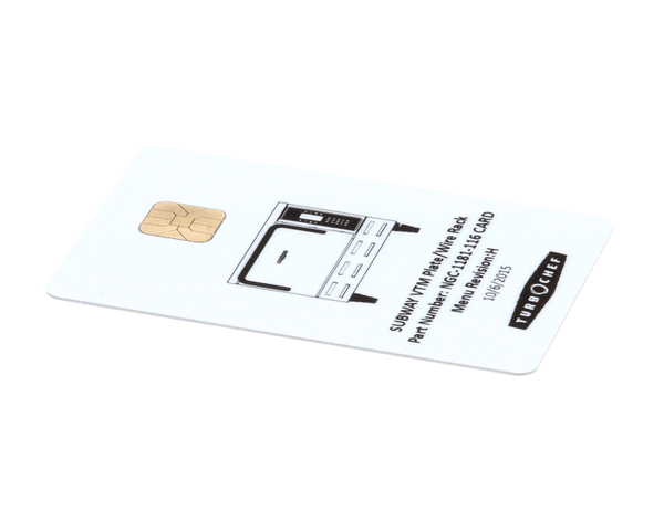 TurboChef Ngc-1181-116 Card Smart Card Subway Tornado U.S (TBCNGC-1181-116)