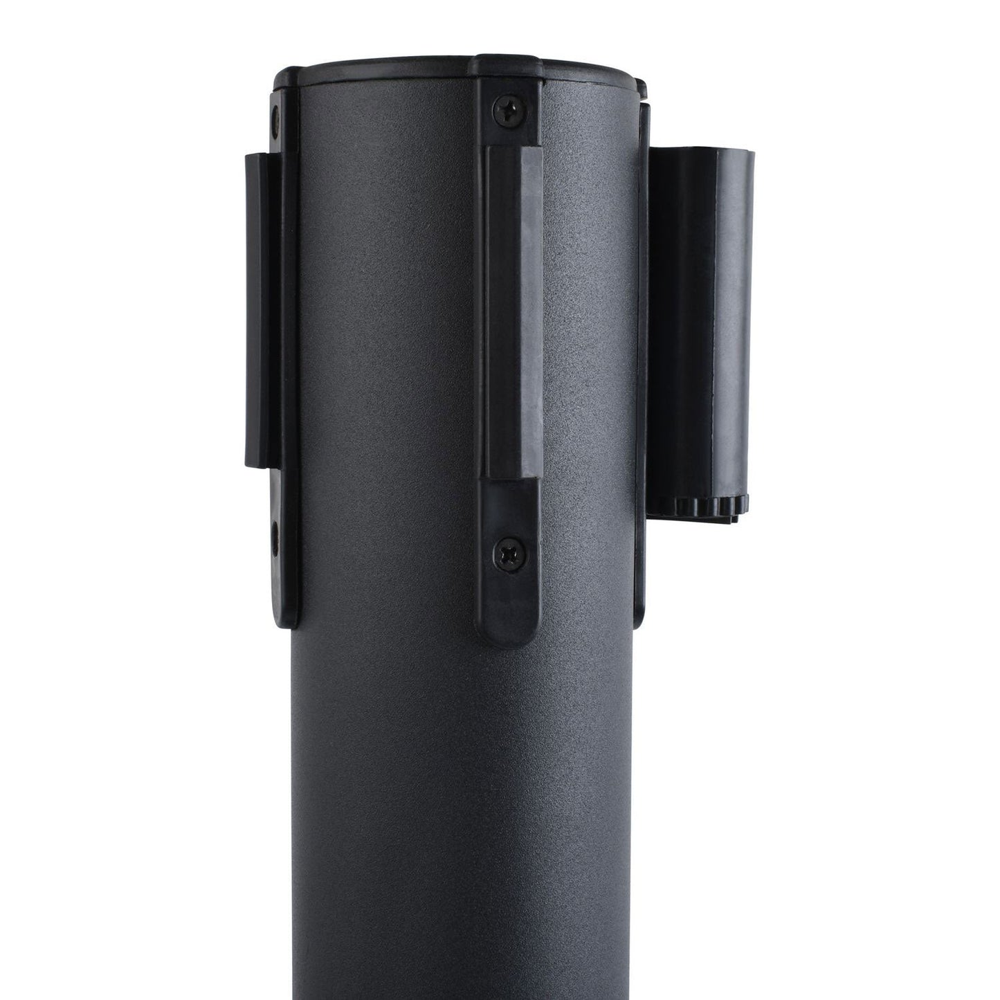 Tatco Economy Crowd Control, Assorted Materials, 14" x 35" x 9 ft 6", Black, 2/Carton (TCO16600)