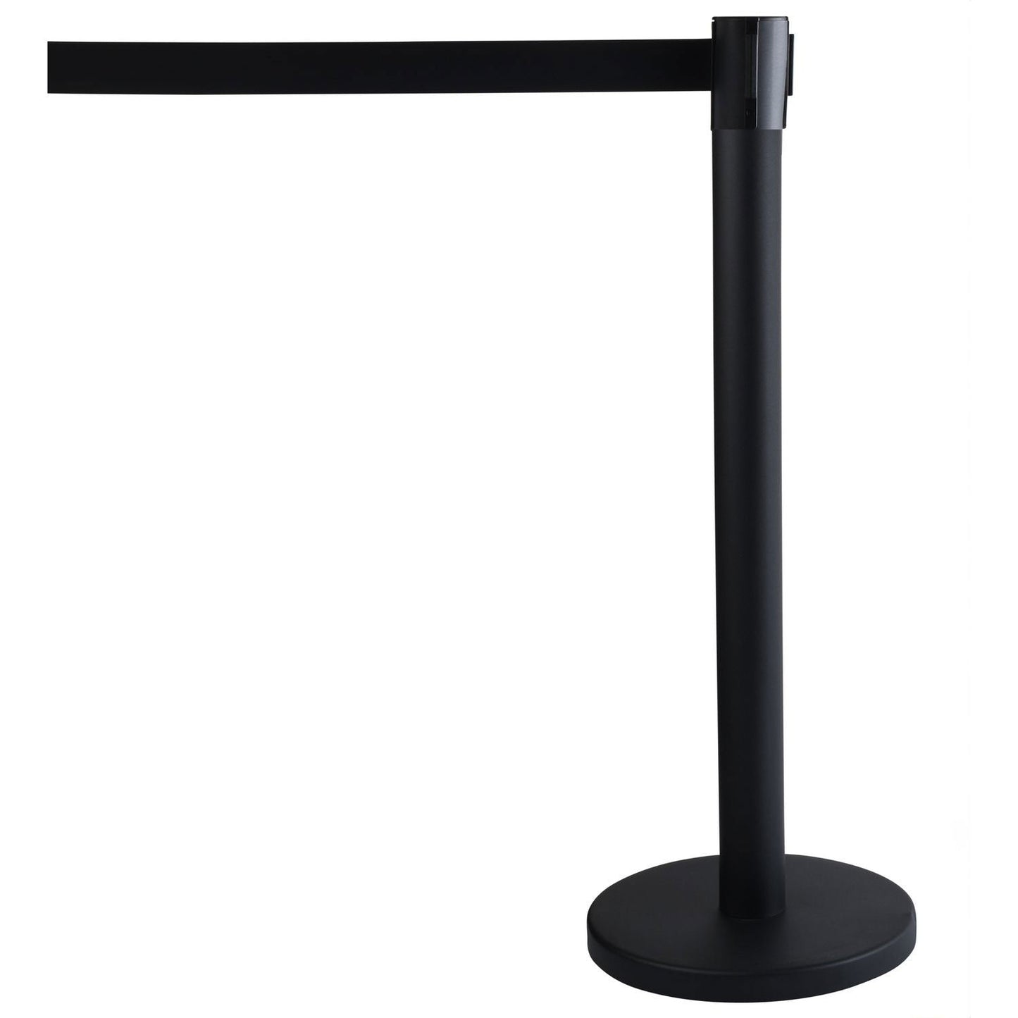 Tatco Economy Crowd Control, Assorted Materials, 14" x 35" x 9 ft 6", Black, 2/Carton (TCO16600)