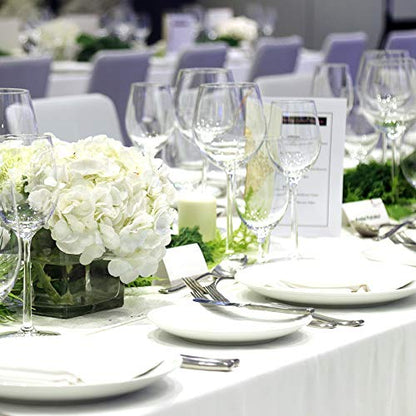 Hospeco® Mariposa Tablecloth 62x62 White, 24/Case (HOSTL-62X62-WHITE-CS)