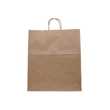 Solupac Emporium Twist Handle Bag, 14 x 9.84 x 15.5, Kraft, 200 Bags (TDPTKNEMSHDE)
