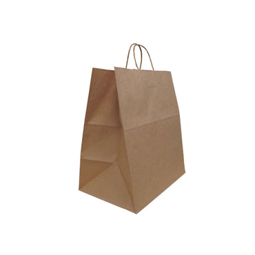 Solupac Take Out Twist Handle Bag, 12 x 9 x 15.75, Natural Kraft, 200/Carton (TDPTKNTAOUDE)