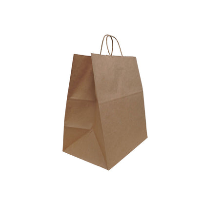 Solupac Take Out Twist Handle Bag, 12 x 9 x 15.75, Natural Kraft, 200/Carton (TDPTKNTAOUDE)