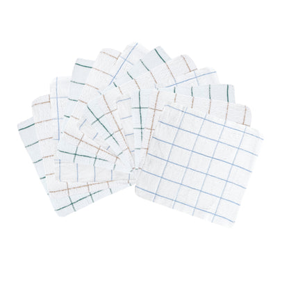 Arkwright Home® Cooks Linen Dishcloth 12x12 Green, 12/Pack (DISH-GREEN)