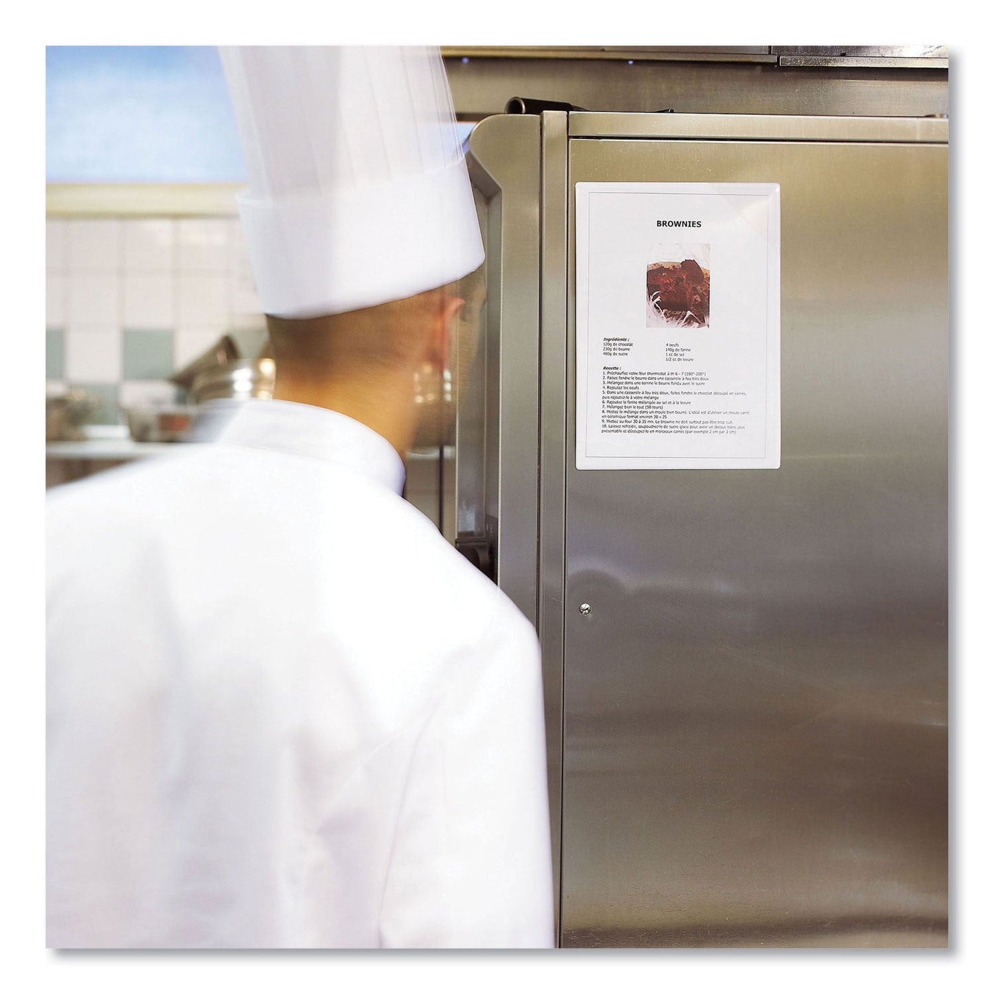 Tarifold Easy Load Magnetic Pocket with Corner Closure, 14 x 11, Clear Frame, 5/Pack (TFIP194694)