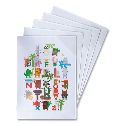 Tarifold Easy Load Magnetic Pocket with Corner Closure, 14 x 11, Clear Frame, 5/Pack (TFIP194694)