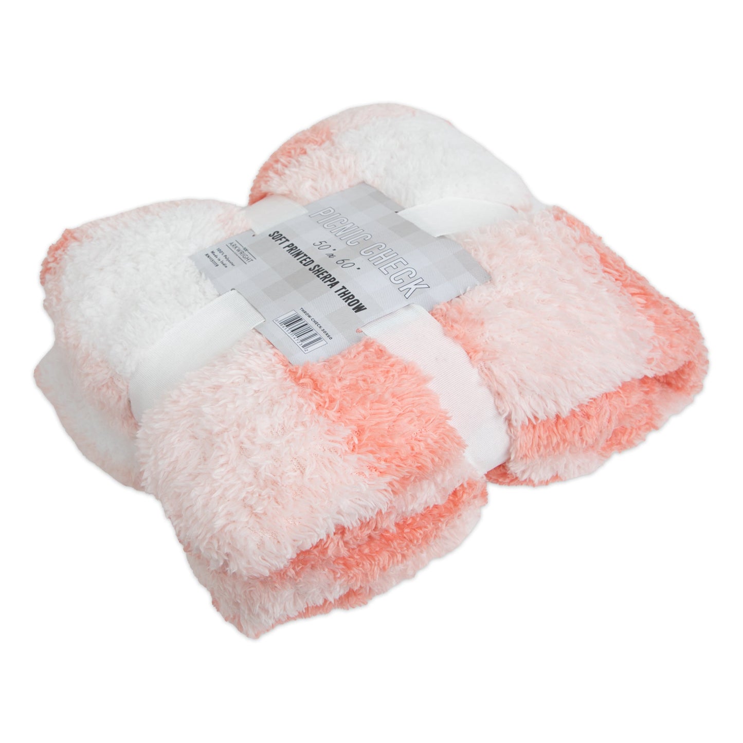 Arkwright Home® Picnic Check Throw Blanket 50x60 Assorted, 24/Case (THROW-CHECK-50X60-CS)