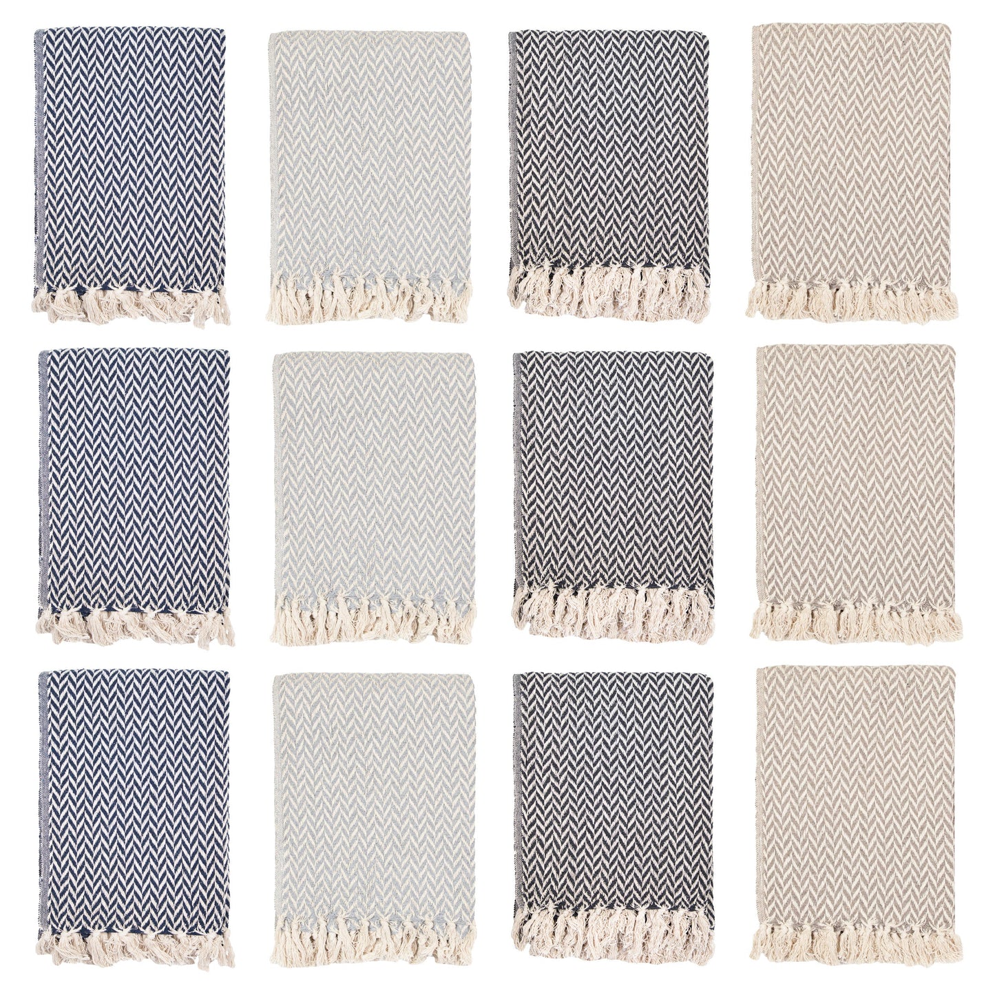 Arkwright Home® Common Ground Throw 50x70 Chevron Pattern, 12/Case (THROW-CHEV-50X70-CS)