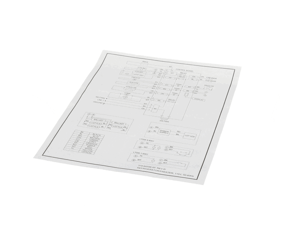 Traulsen 379-60598-00 Wire Diagram (TR379-60598-00)