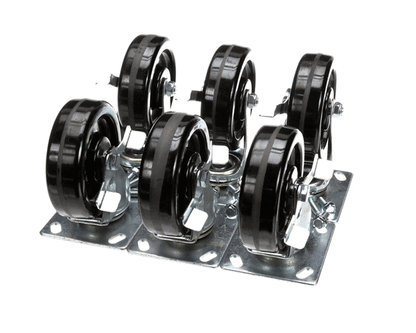 Traulsen Ck8 Six 6 In Casters (Uc2) Plate C (TRCK8)