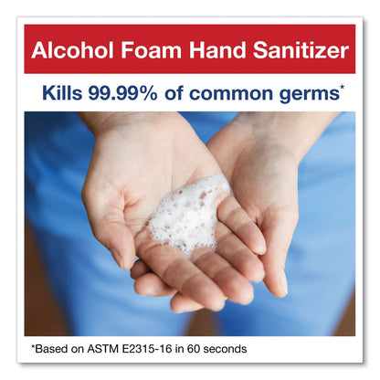 Tork Alcohol Foam Hand Sanitizer, 18 oz Pump Bottle, Unscented, 6/Carton (TRK400022)