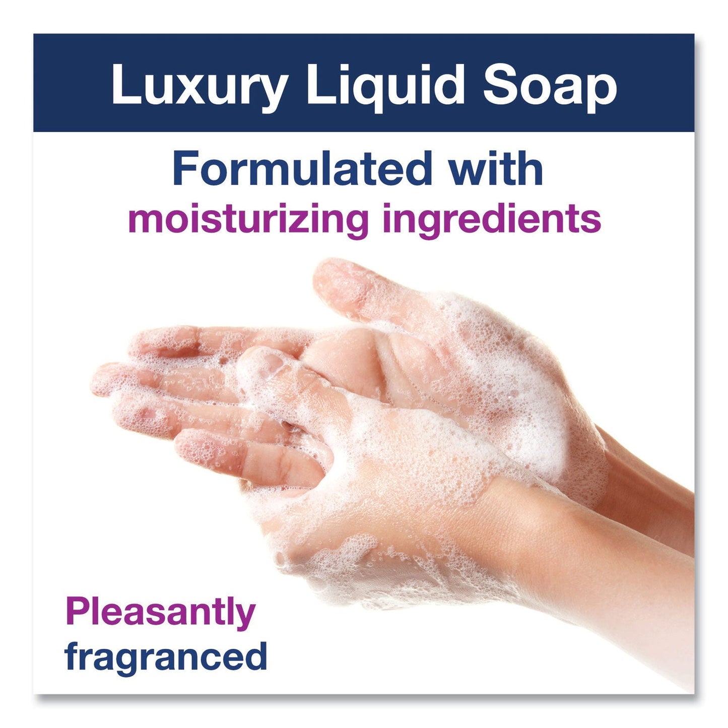 Tork Luxury Liquid Soap, Soft Rose Scent, 1L Refill, 6/Carton (TRK400032)