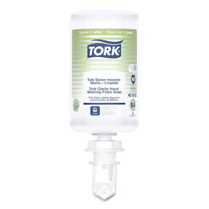 Tork Clarity Hand Soap, Unscented, 1 L Refill, Clear, 6/Carton (TRK401800)