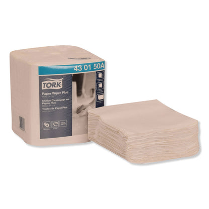 Tork Paper Wiper Plus, 12.5 x 13, White, 1/4 Fold, 90/Pack, 12 Packs/Carton (TRK430150A)