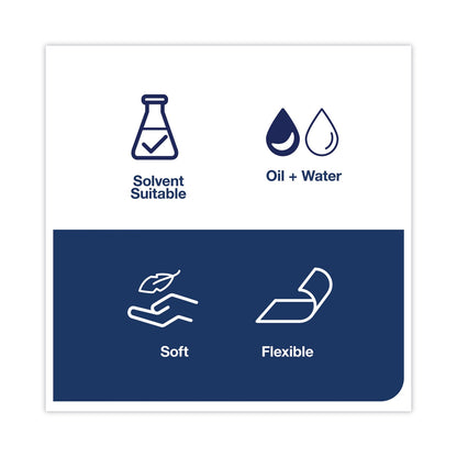 Tork Industrial Cleaning Cloths, 1-Ply, 16.34 x 14, Gray, 210 Wipes/Box (TRK520374)