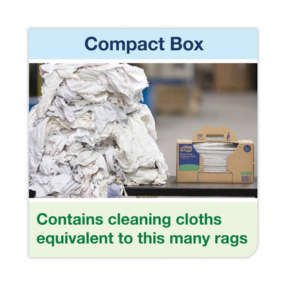 Tork Industrial Cleaning Cloths, 1-Ply, 16.34 x 14, Gray, 210 Wipes/Box (TRK520374)