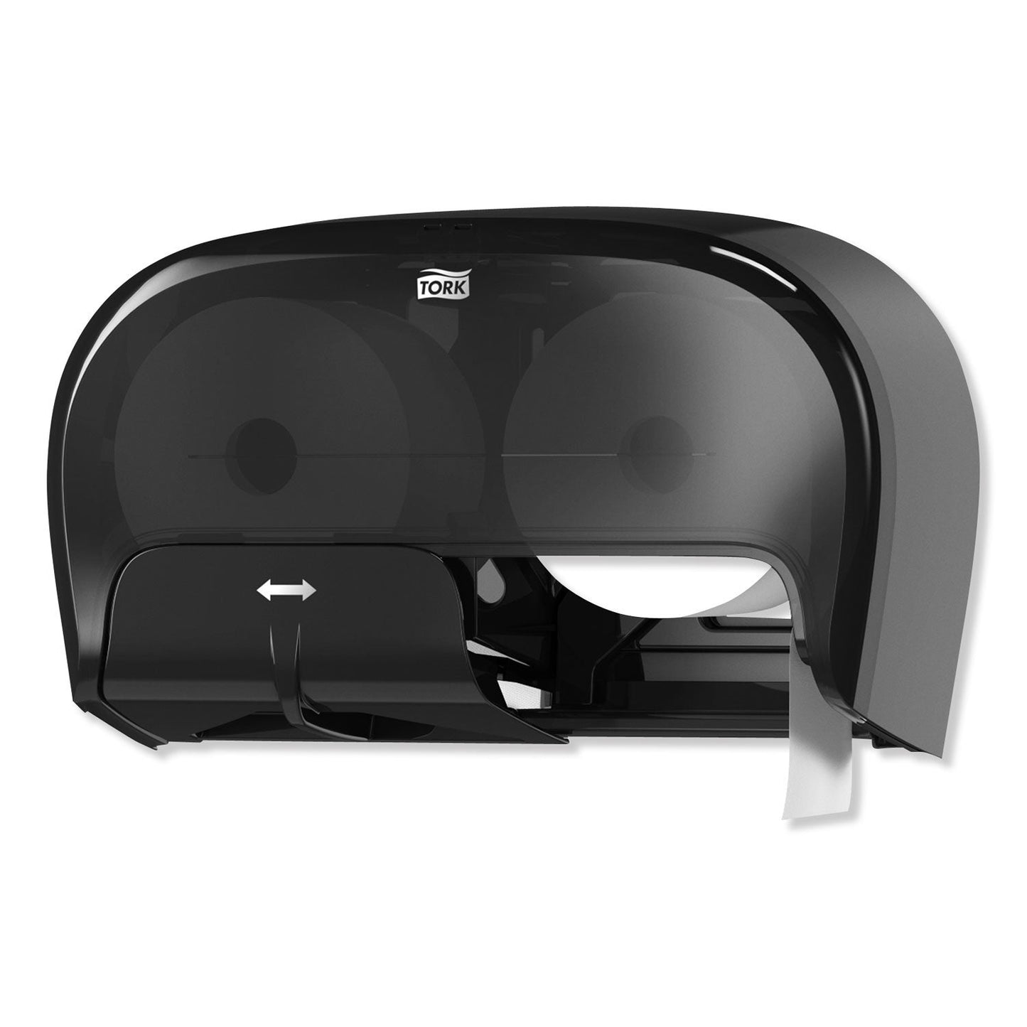 Tork High Capacity Bath Tissue Roll Dispenser for OptiCore, 16.62 x 5.25 x 9.93,Black (TRK565528)