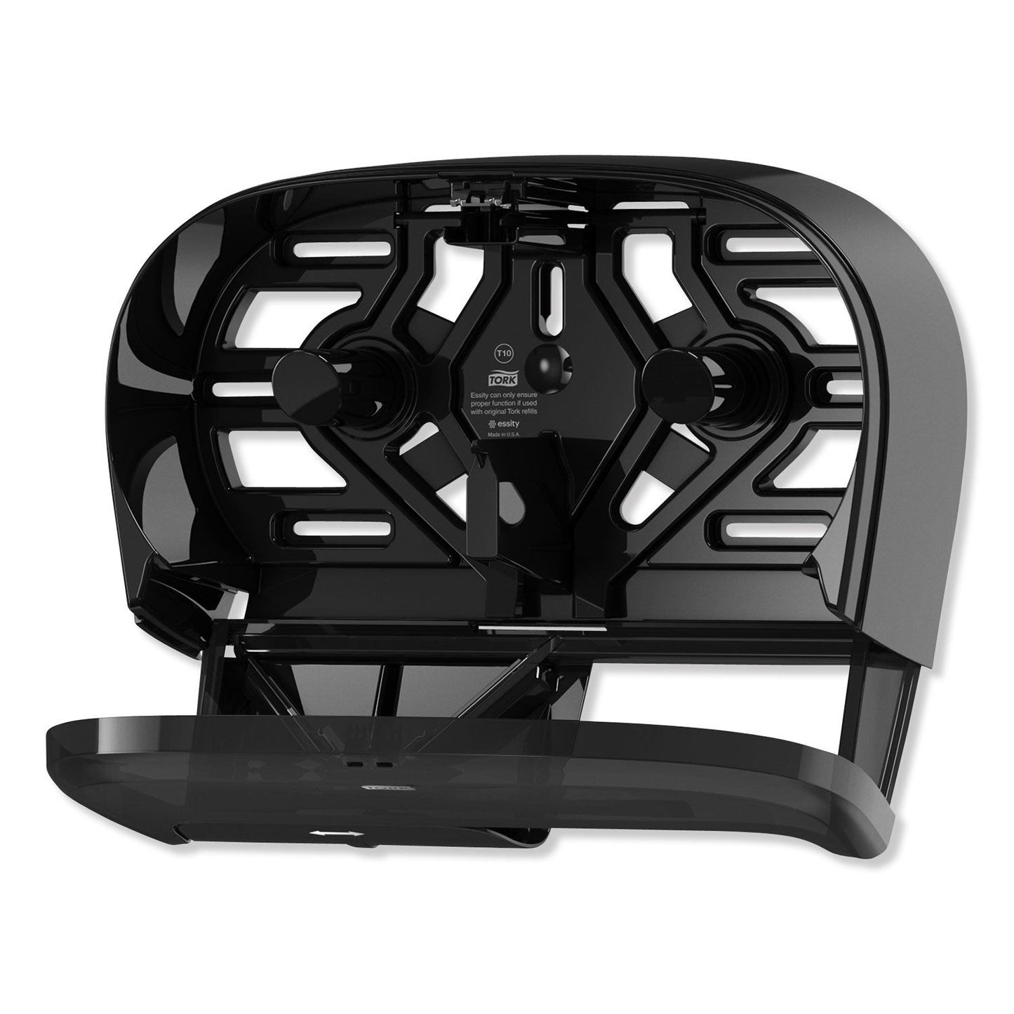 Tork High Capacity Bath Tissue Roll Dispenser for OptiCore, 16.62 x 5.25 x 9.93,Black (TRK565528)