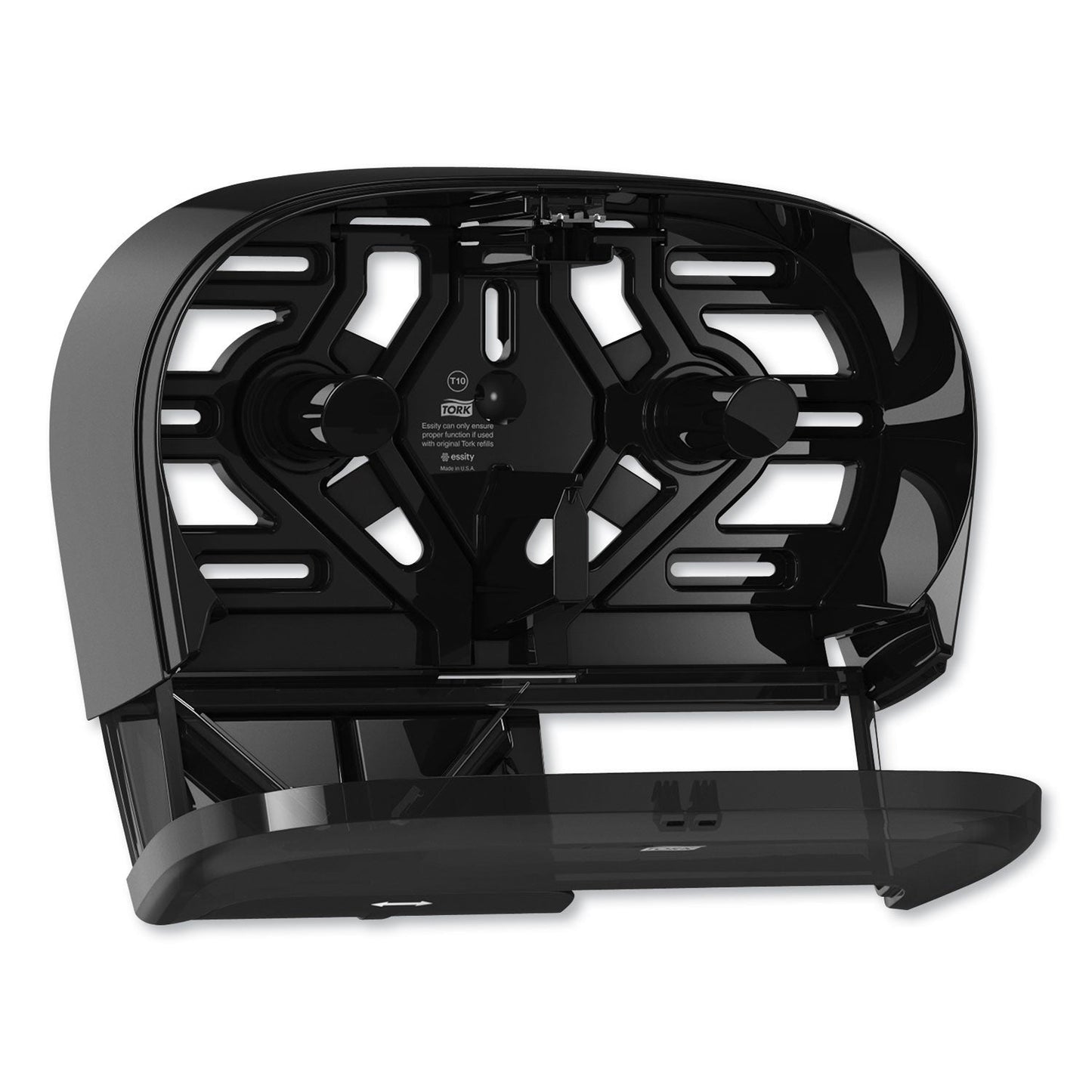 Tork High Capacity Bath Tissue Roll Dispenser for OptiCore, 16.62 x 5.25 x 9.93,Black (TRK565528)