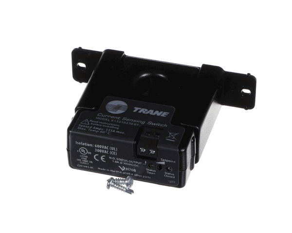 Trane Rly01678 Relay; 2-135 Amp, Ac/Dc Current Sensing, (TRNRLY01678)