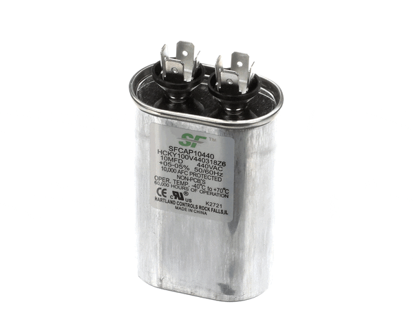 Trane SFCAP10440 Capacitor, Run, 10MFD, 440 Volt, Oval TRNCPT88 (TRNSFCAP10440)