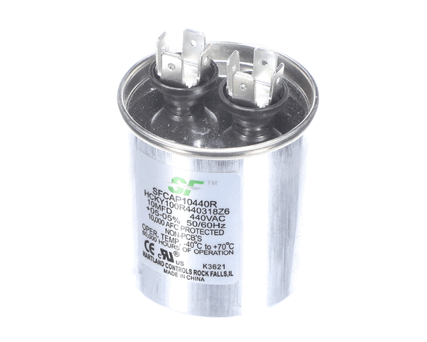 Trane Sfcap10440R Capacitor; 10Mfd 370/440V Round Run Capa (TRNSFCAP10440R)
